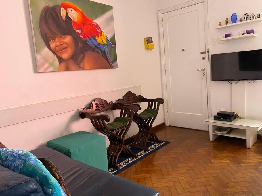 Charmoso Apartamento Na Av. Atlantica, Copacabana ريو دي جانيرو المظهر الخارجي الصورة